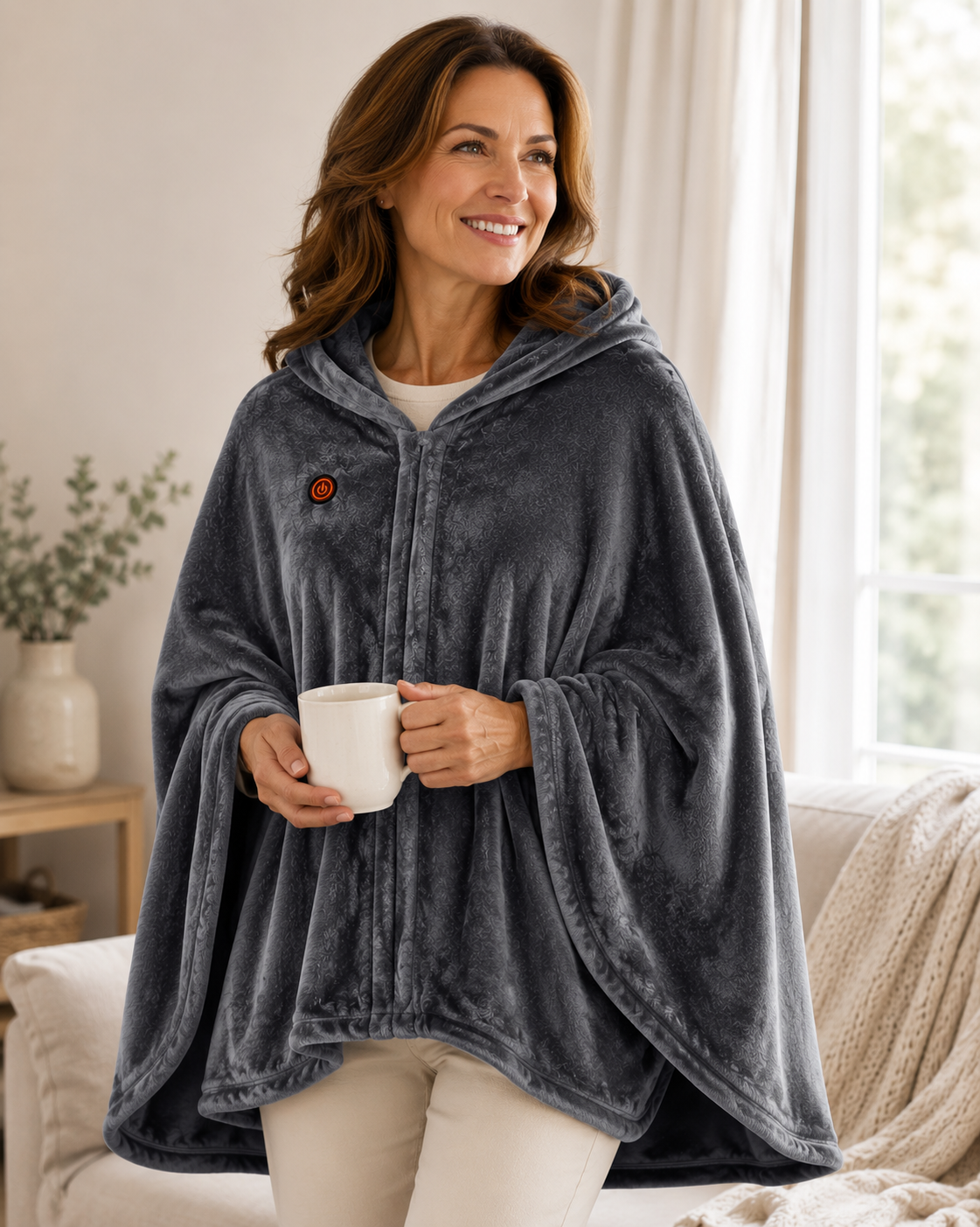 ThermaCore USB Heated Flannel Blanket – Ultra-Soft Body Warmer
