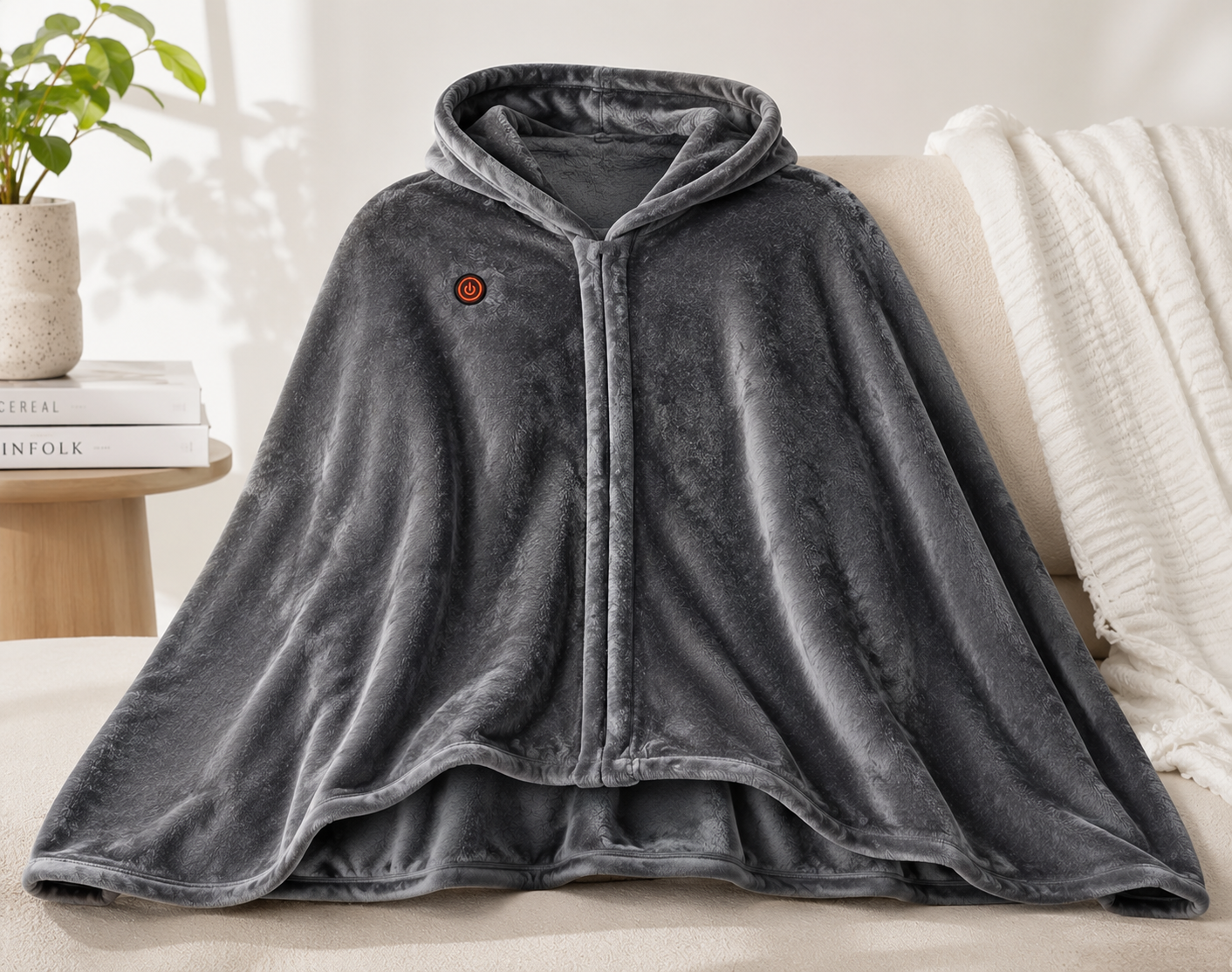 ThermaCore USB Heated Flannel Blanket – Ultra-Soft Body Warmer